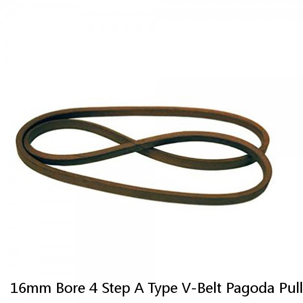 16mm Bore 4 Step A Type V-Belt Pagoda Pulley Belt Outter Dia 40-130mm