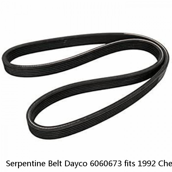 Serpentine Belt Dayco 6060673 fits 1992 Chevrolet Corvette 5.7L-V8