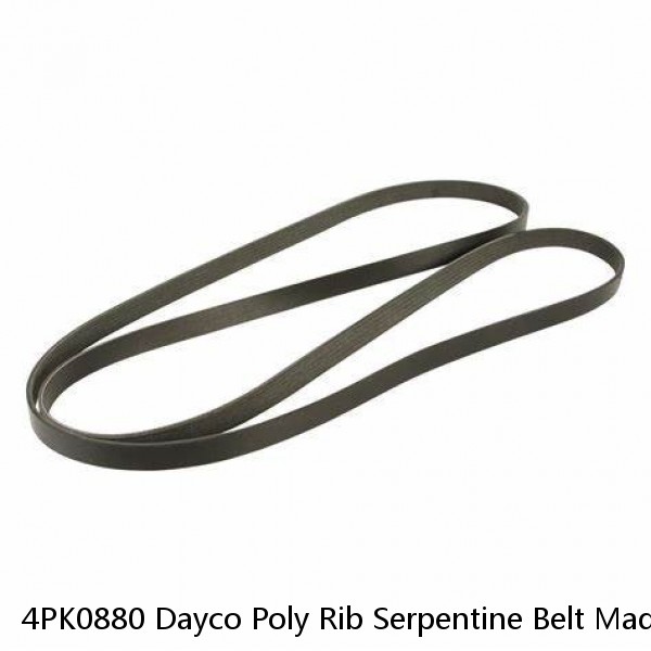 4PK0880 Dayco Poly Rib Serpentine Belt Made In USA Free Shipping