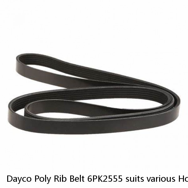 Dayco Poly Rib Belt 6PK2555 suits various Holden, Ford, Jeep, Chrysler etc