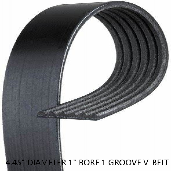 4.45" DIAMETER 1" BORE 1 GROOVE V-BELT PULLEY 1-BK47-E