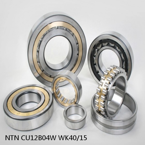 CU12B04W WK40/15 NTN Thrust Tapered Roller Bearing #1 small image