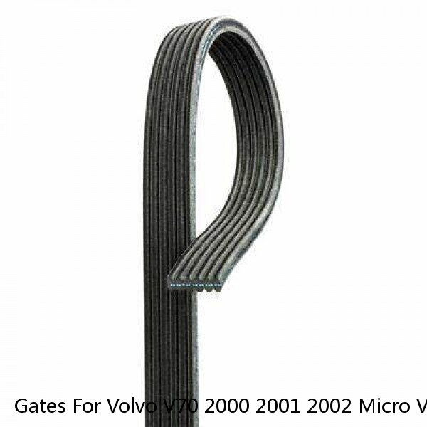 Gates For Volvo V70 2000 2001 2002 Micro V Double Sided Serpentine Belt 2.4L #1 small image