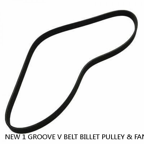 NEW 1 GROOVE V BELT BILLET PULLEY & FAN FOR GM BBC SBC CHEVY HOLDEN ALTERNATOR #1 small image