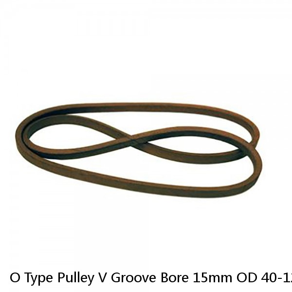 O Type Pulley V Groove Bore 15mm OD 40-120mm for O Belt Motor #1 image