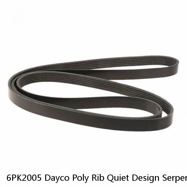 6PK2005 Dayco Poly Rib Quiet Design Serpentine Belt Free Shipping Free Returns #1 image
